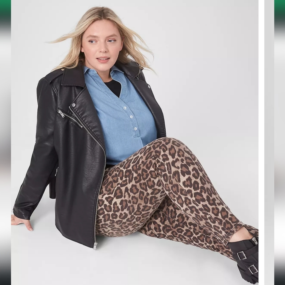 Leopard print pants